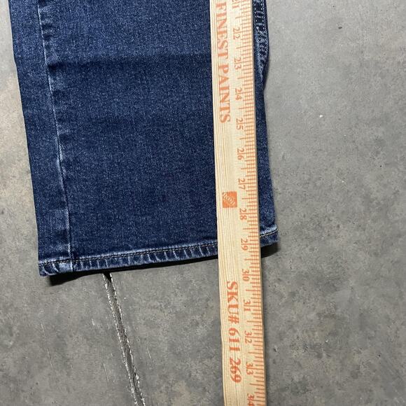 Signature by Levi Strauss Jeans Mens 38x30 Blue Relaxed Fit Denim Straight Leg - Picture 6 of 9
